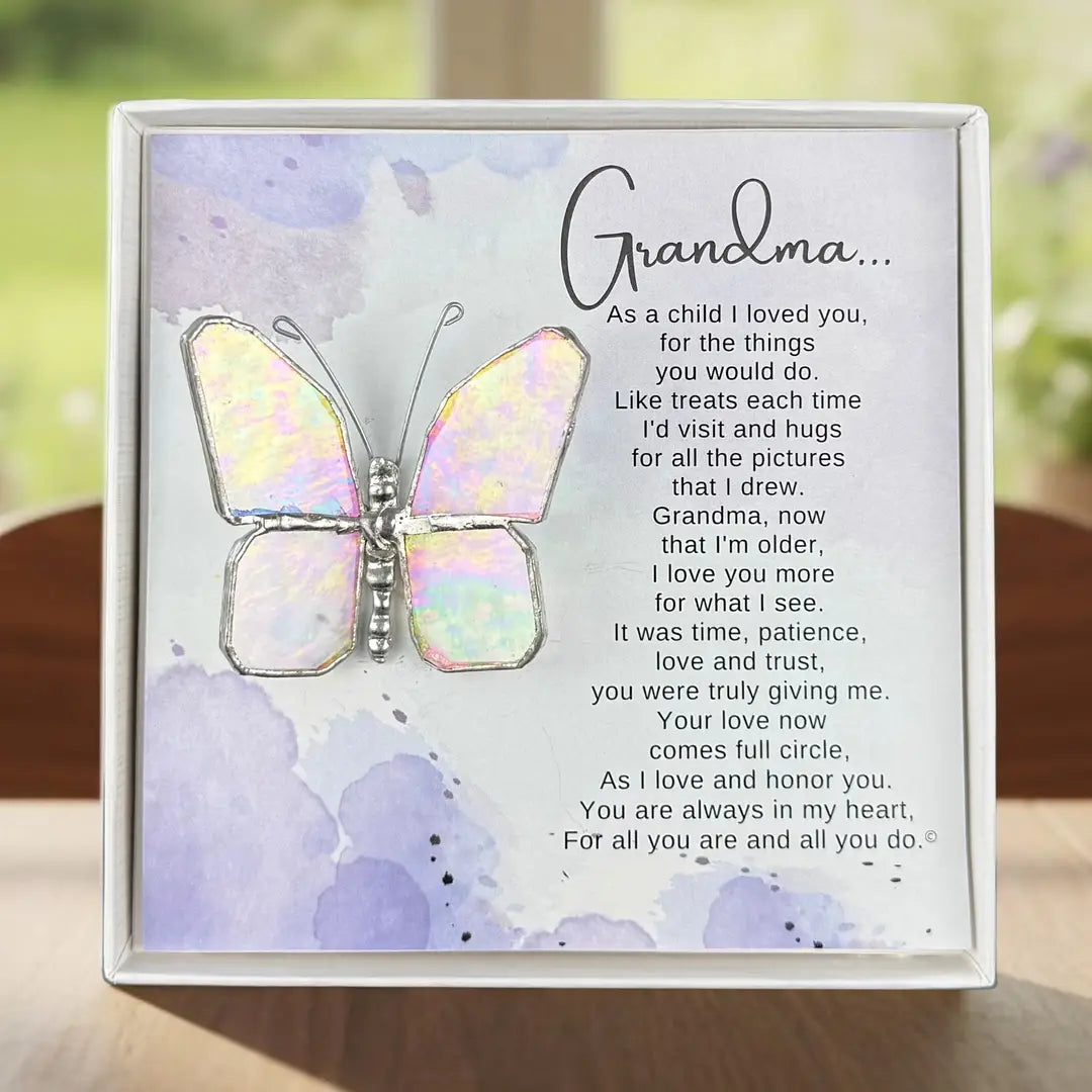 Grandma Now That I'm Older: Stained Glass Butterfly