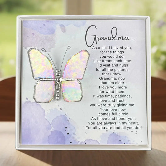 Grandma Now That I'm Older: Stained Glass Butterfly