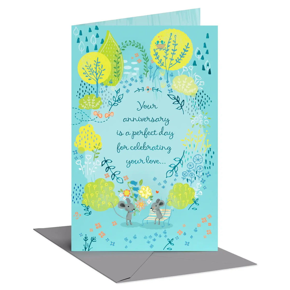 Anniversary Card For Couple (Found Each Other)