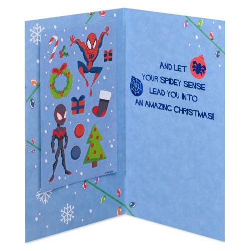 Spiderman Christmas Card
