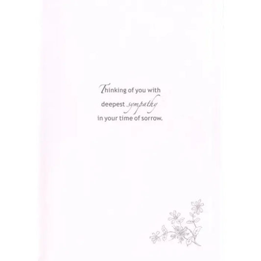 Sympathy Loss of Wife Card