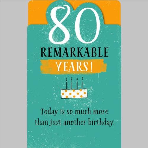 Birthday Age 80
