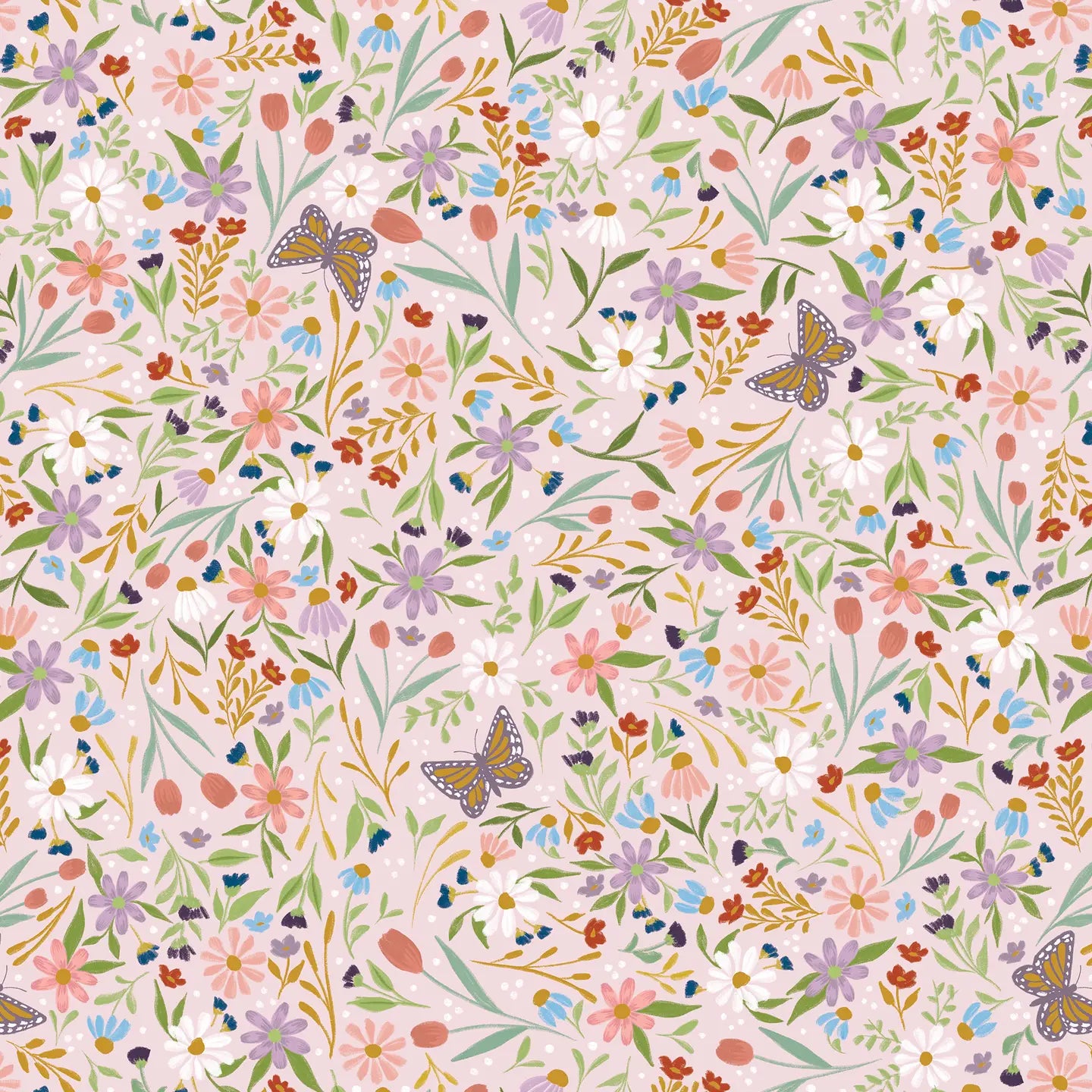 Wrap - Rolls Delicate Floral