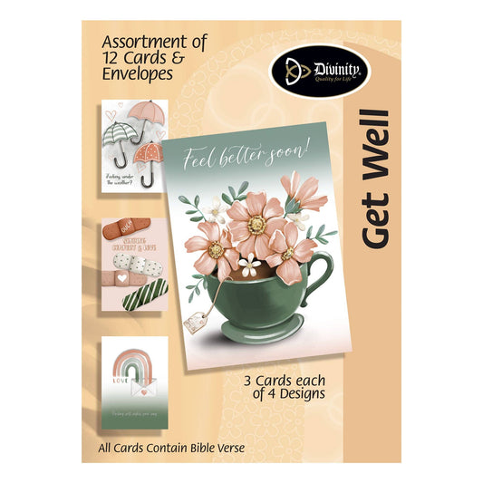 Boxed Cards: Get Well, Flowers & Rainbows