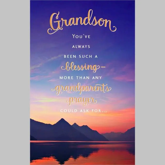 Grandson Birthday Card