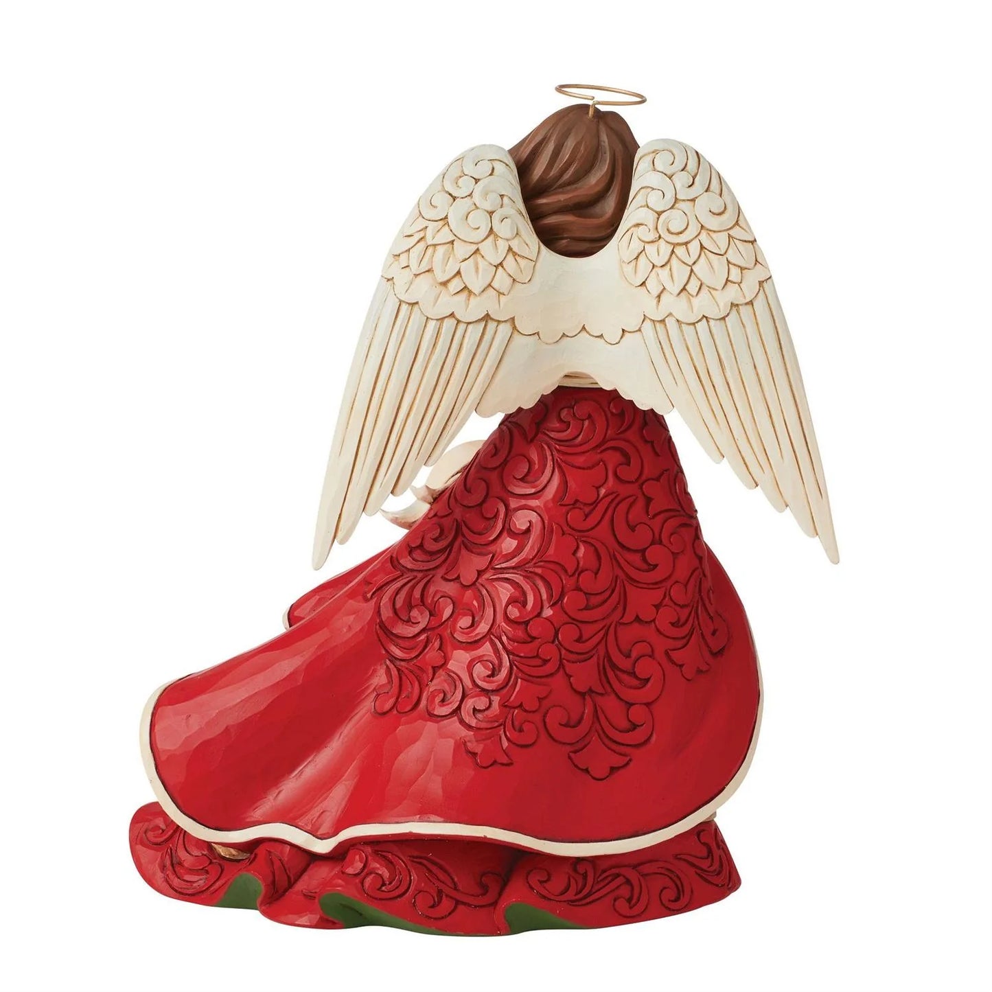 Jim Shore Red Christmas Angel Figurine