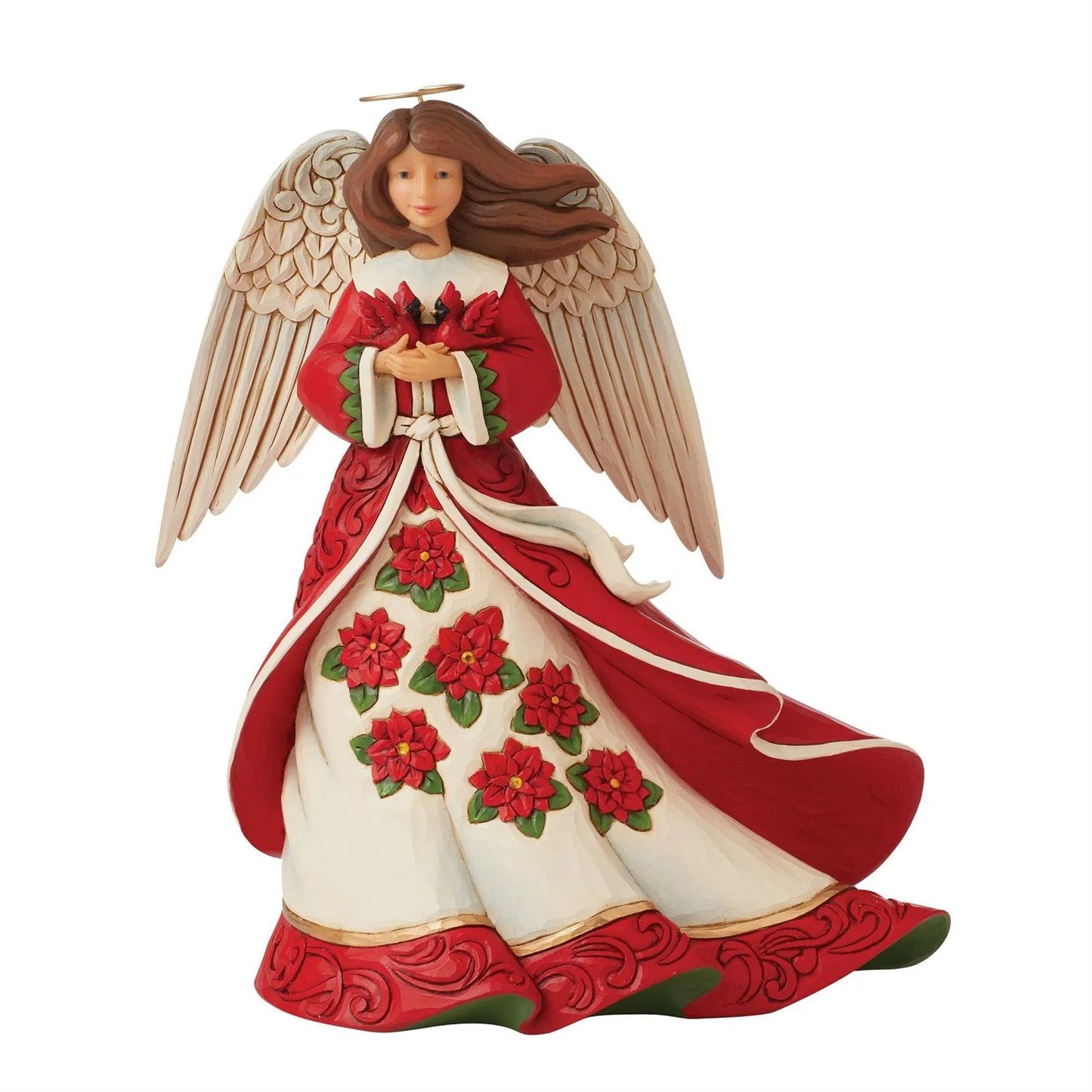 Jim Shore Red Christmas Angel Figurine