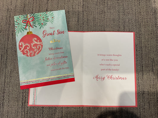 Son Christmas Card