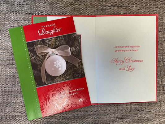 Daughter Christmas Card