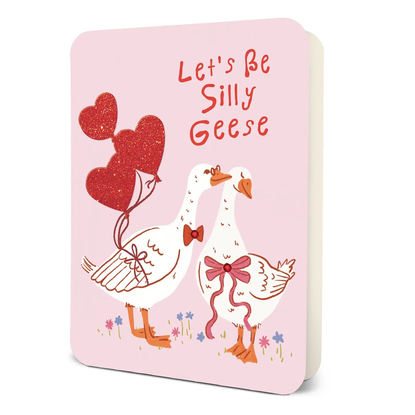 Silly Geese Deluxe Greeting Card