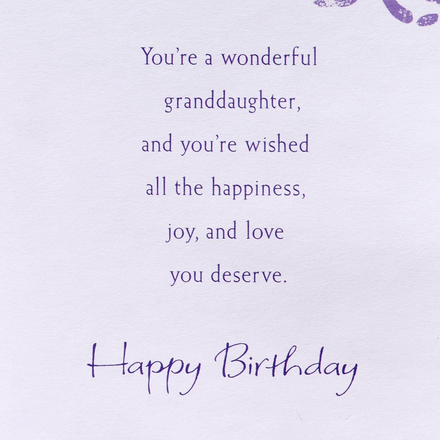 Granddaughter Birthday Card