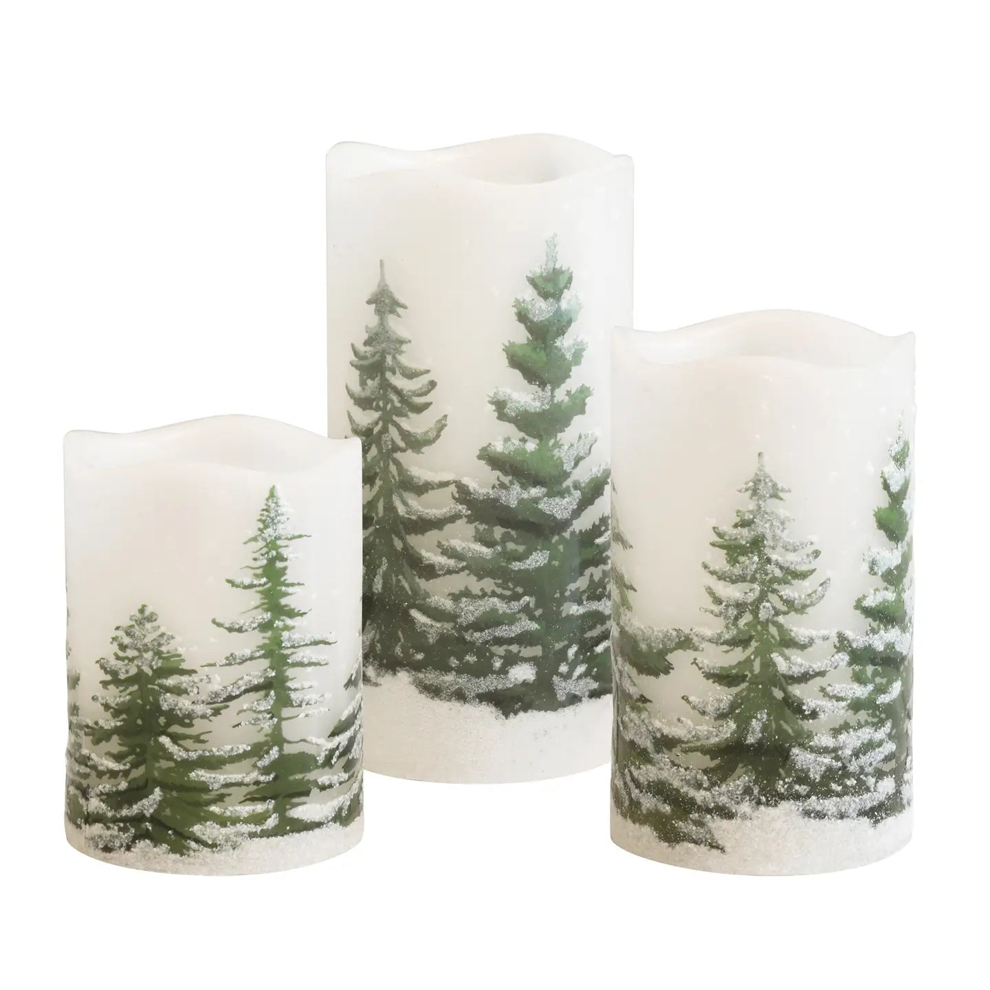 Pine Tree Battery Operated Candles