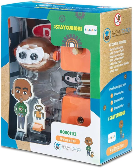 Robotics STEAM Kit Brown Toy Box