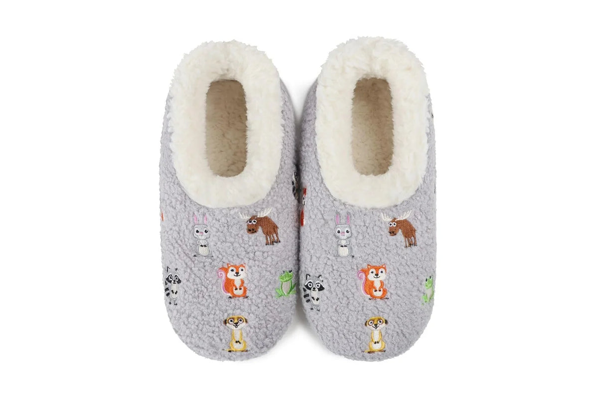 Snoozies Mini Embroidered Slipper Socks