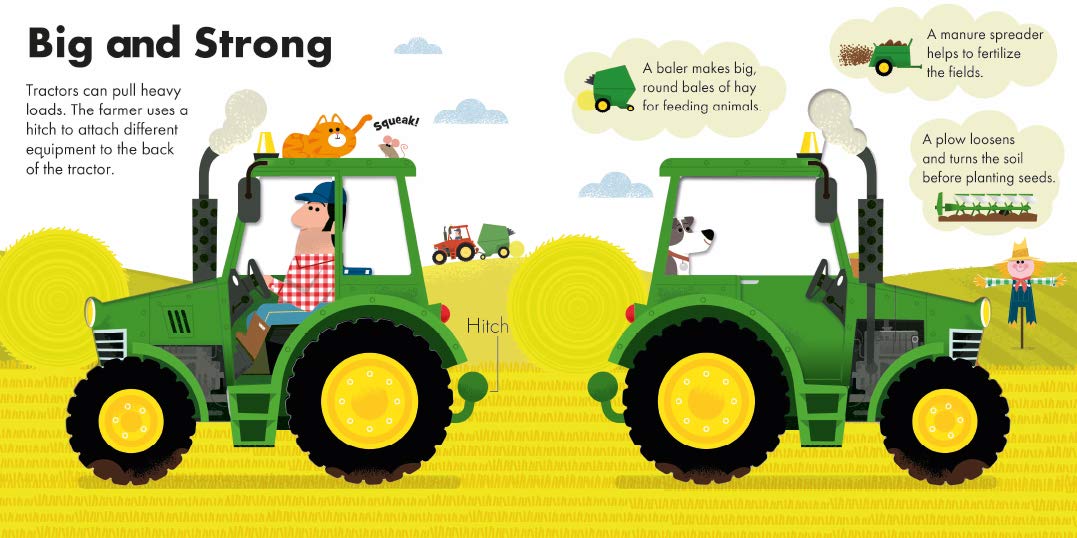 How it Works: Tractor Board Book