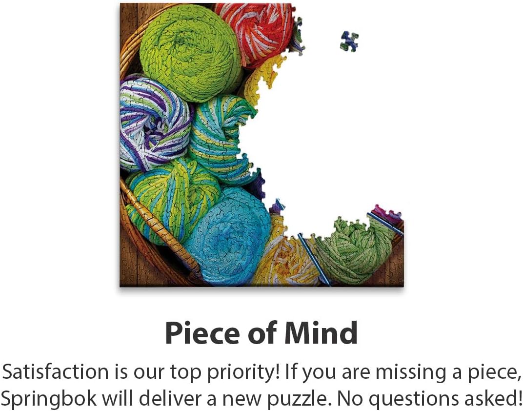 Colorful Yarn 500 Piece Jigsaw Puzzle