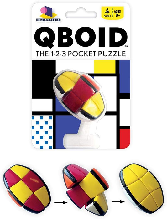 QBOID - The 1-2-3 Pocket Brain Teaser Fidget Puzzle