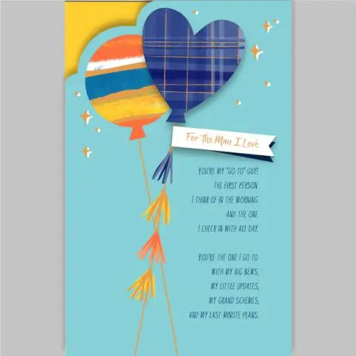 Husband Birthday Greeting Card