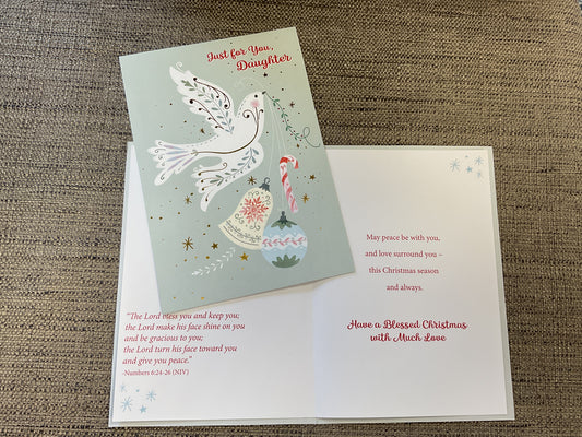 Daughter Religious Christmas Card