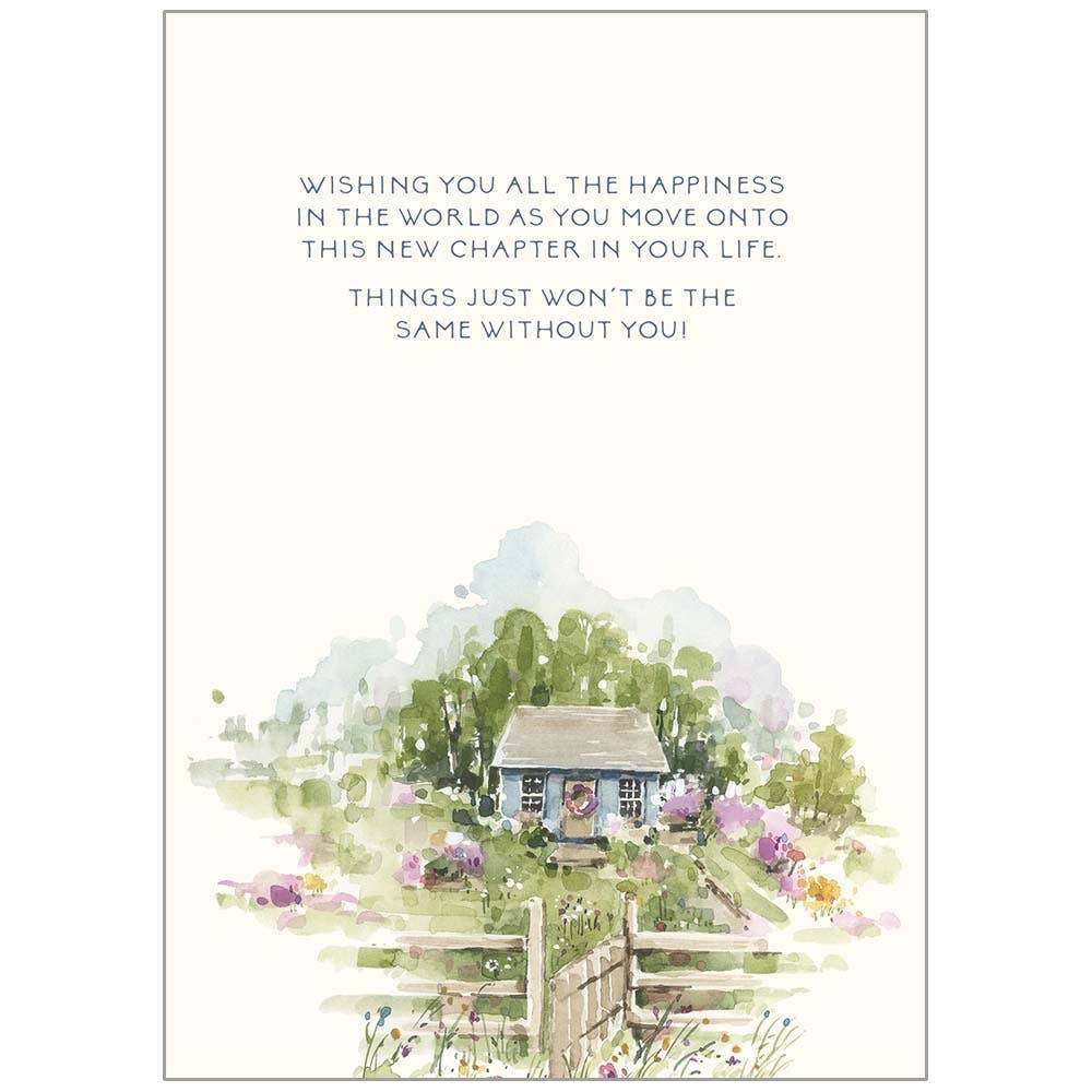 Blue Cottage - Goodbye Card