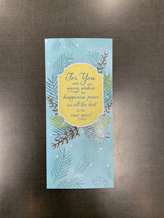 Holiday Greetings Money/Gift Card Holder