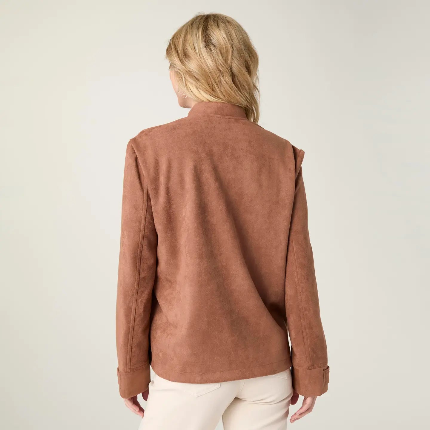 Pavia Lightweight Faux Suede Jacket
