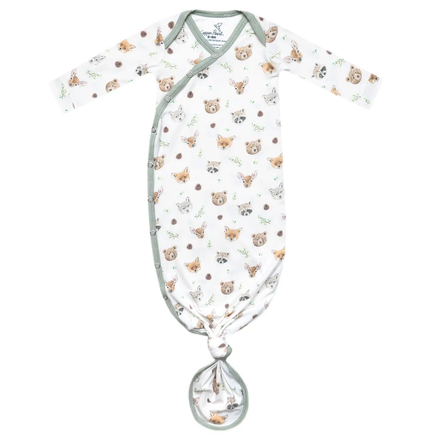 Copper Pearl Knotted Gown