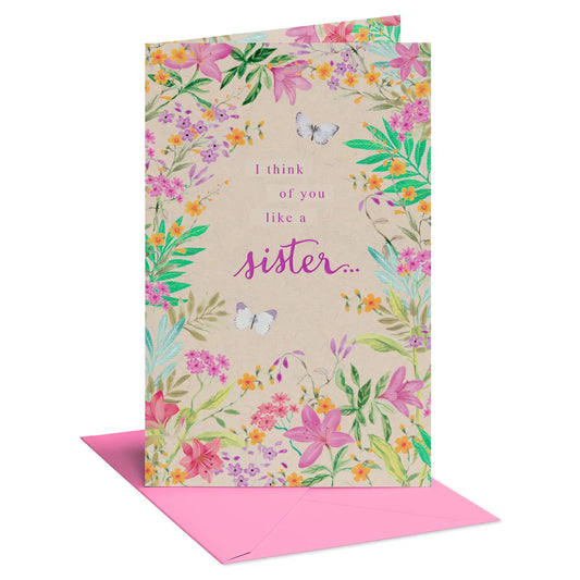 Friend Birthday Card - Like A Sister