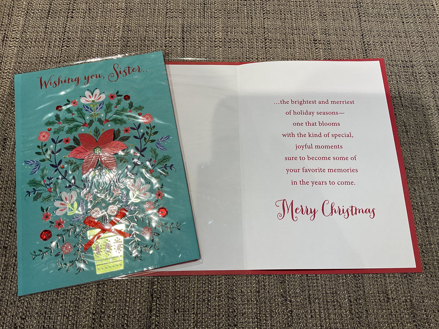 Sister Christmas Card