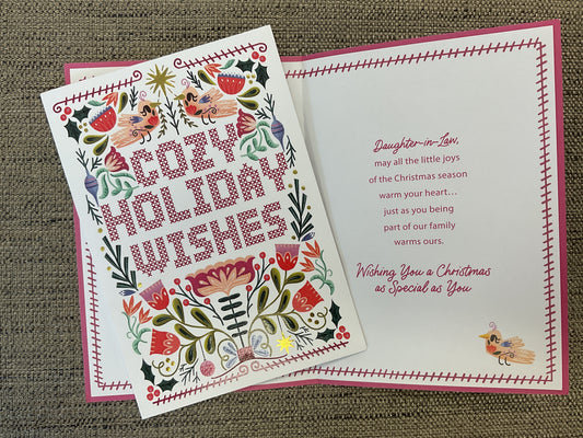 Daughter-in-Law Christmas Card