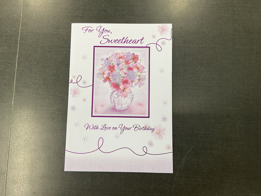 Sweetheart Birthday Card