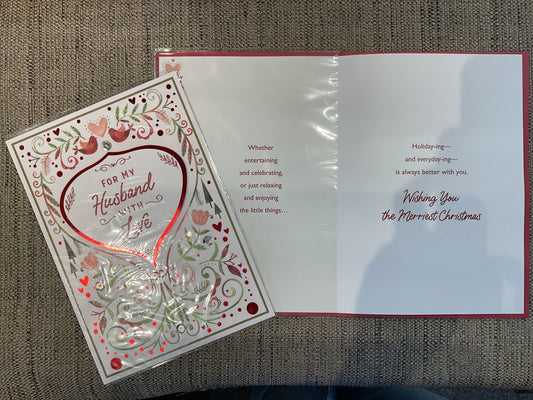 Husband Christmas Card