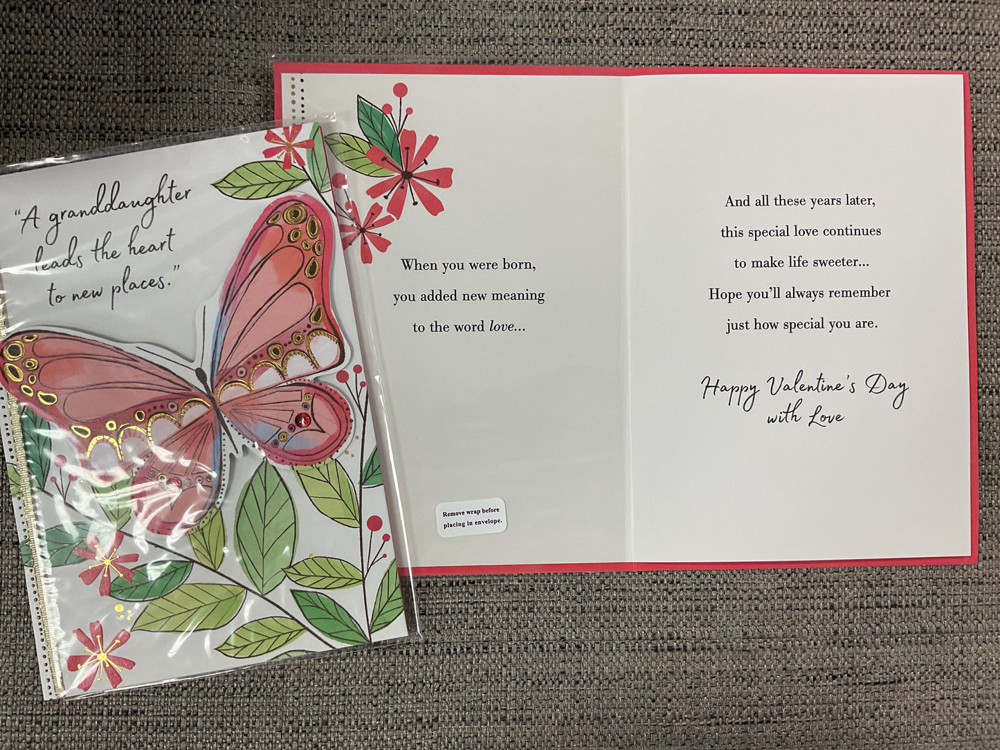 Valentine’s Day Card - Granddaughter