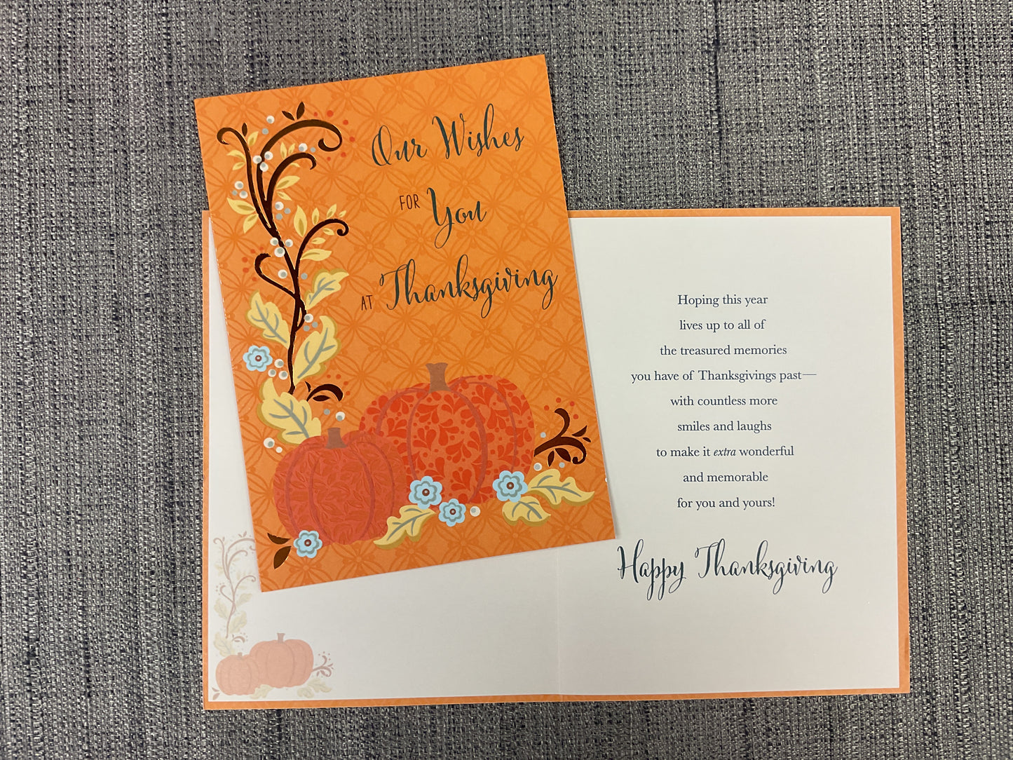 Our Thanksgiving Wishes Card