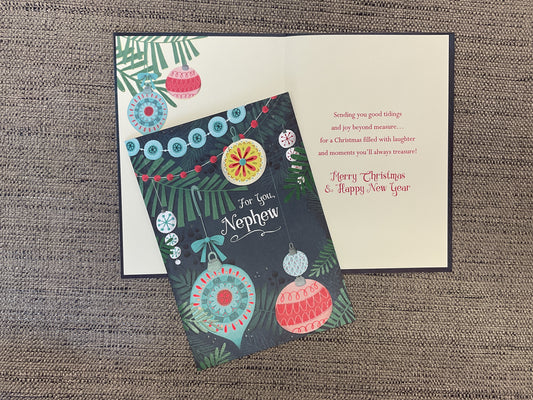 Nephew Christmas Card