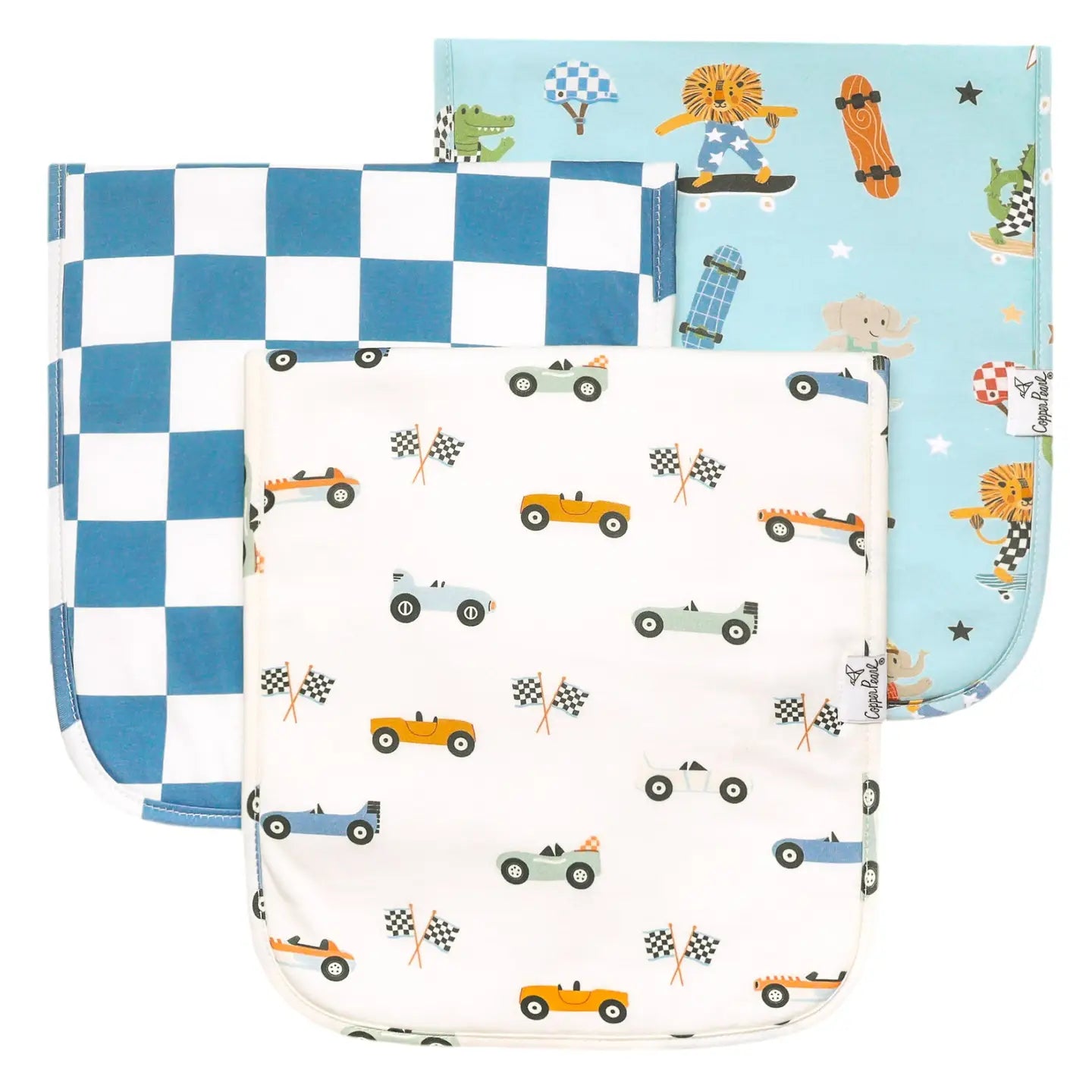 Copper Pearl Premium Burp Cloths