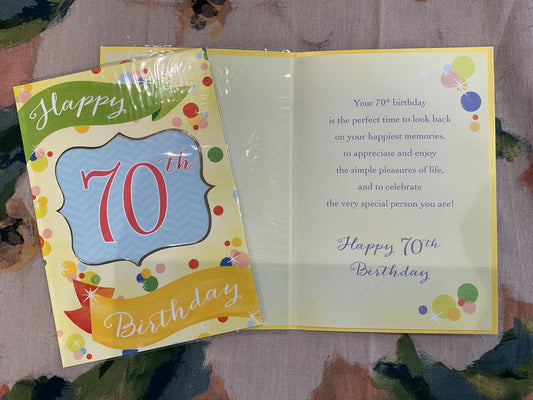 Milestone Birthday - 70th