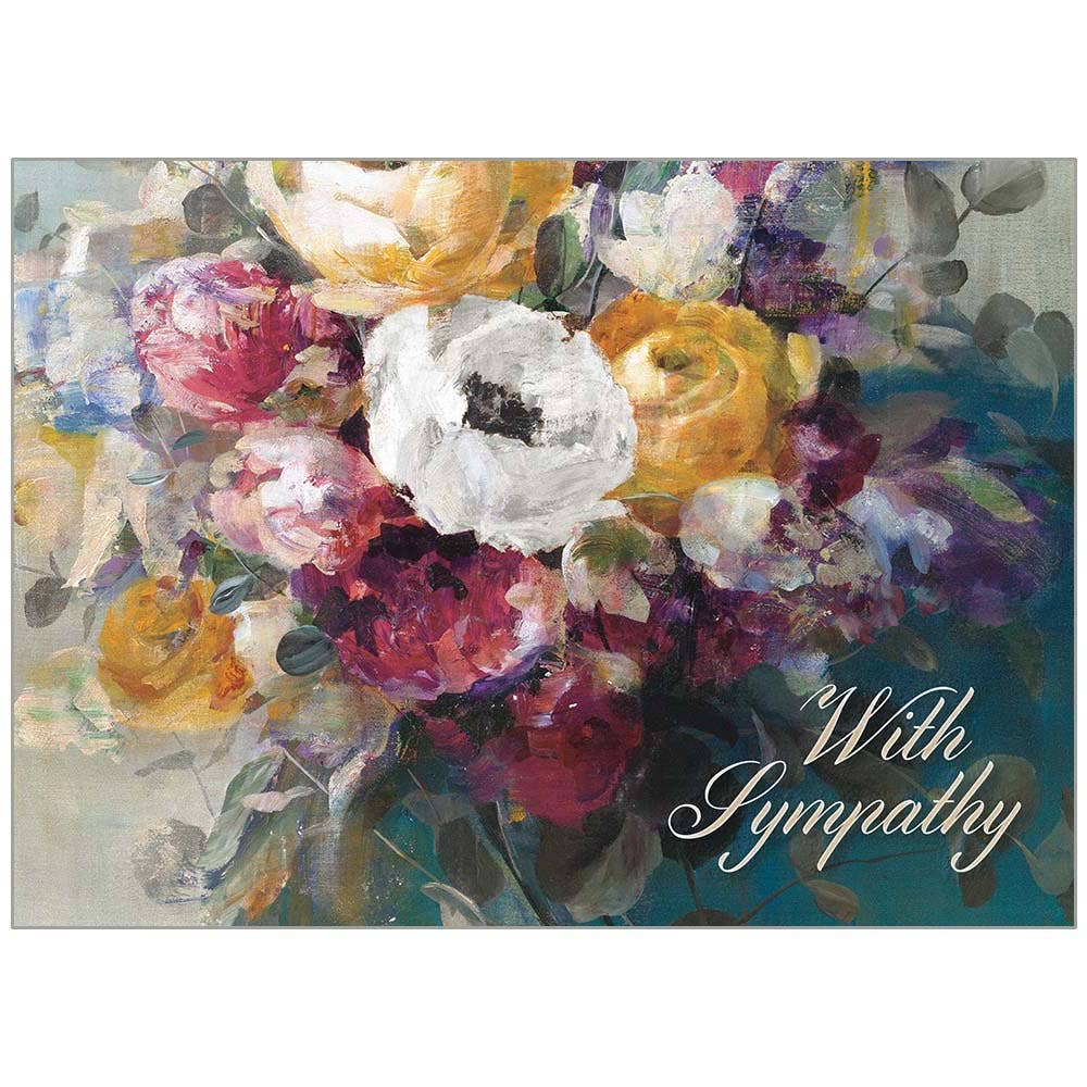 Bouquet - Sympathy Card