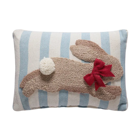 Stripe Bunny Hook Pillow