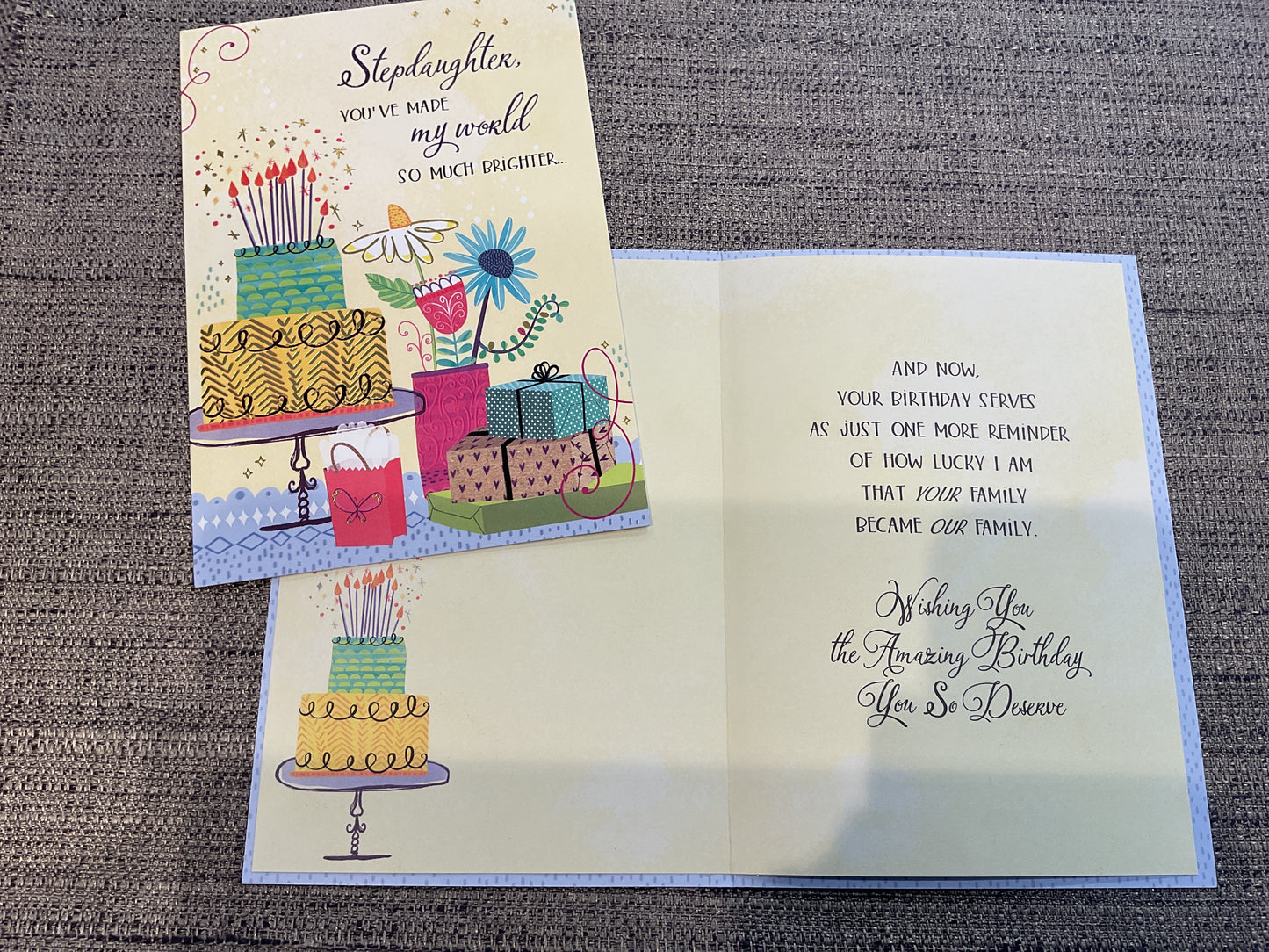 Stepdaughter Birthday Card