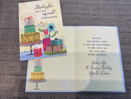 Stepdaughter Birthday Card