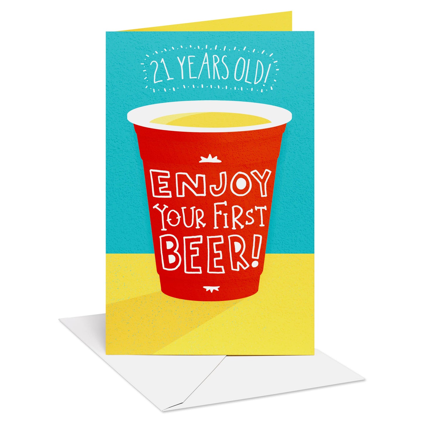 21st Birthday Card for Anyone (Solo Cup)