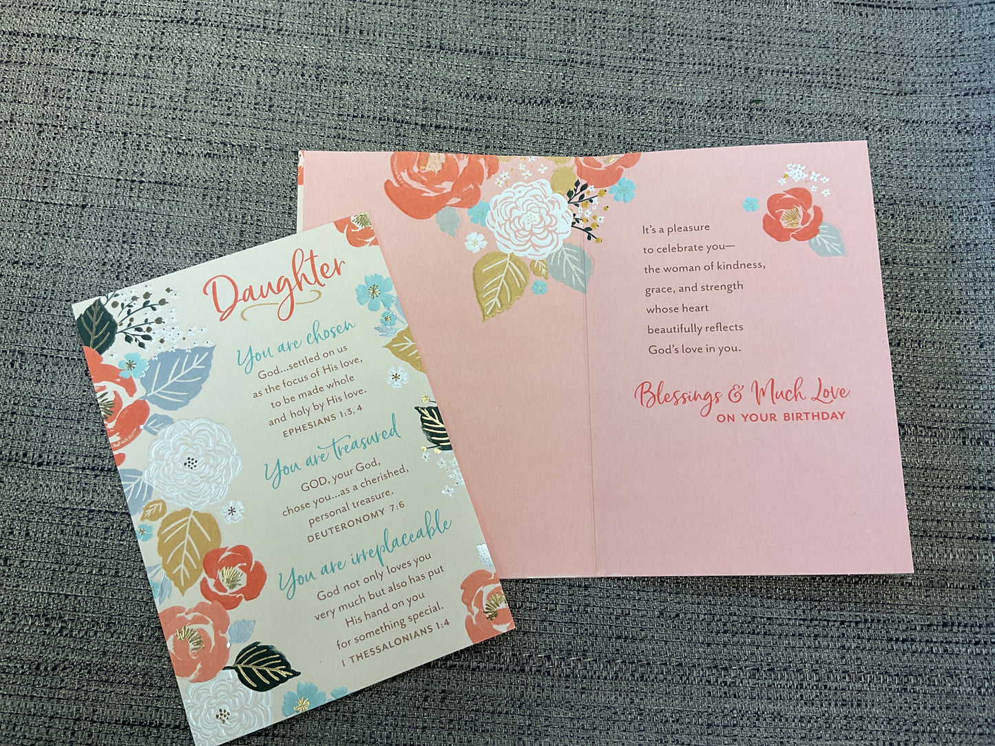 Daughter Religious Birthday Card