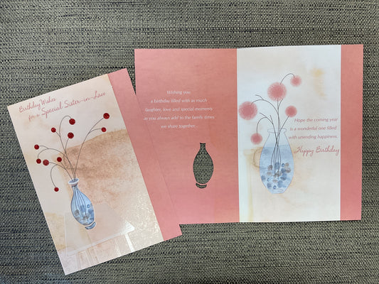 Sister-In-Law Birthday Card