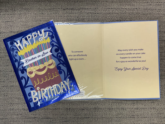 Brother-in-Law Birthday Card