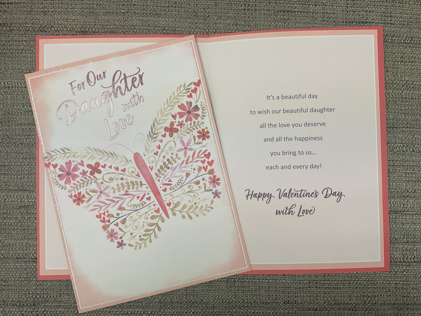 Our Daughter - Valentine’s Day Card