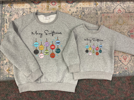 Merry Swiftmas Albums Sweatshirt