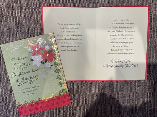 Daughter-In-Law Christmas Card