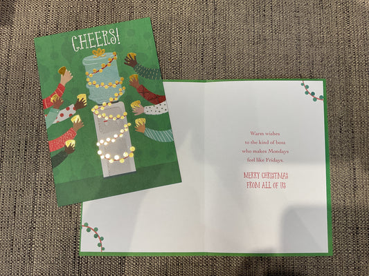 Christmas Card For Boss (From All)