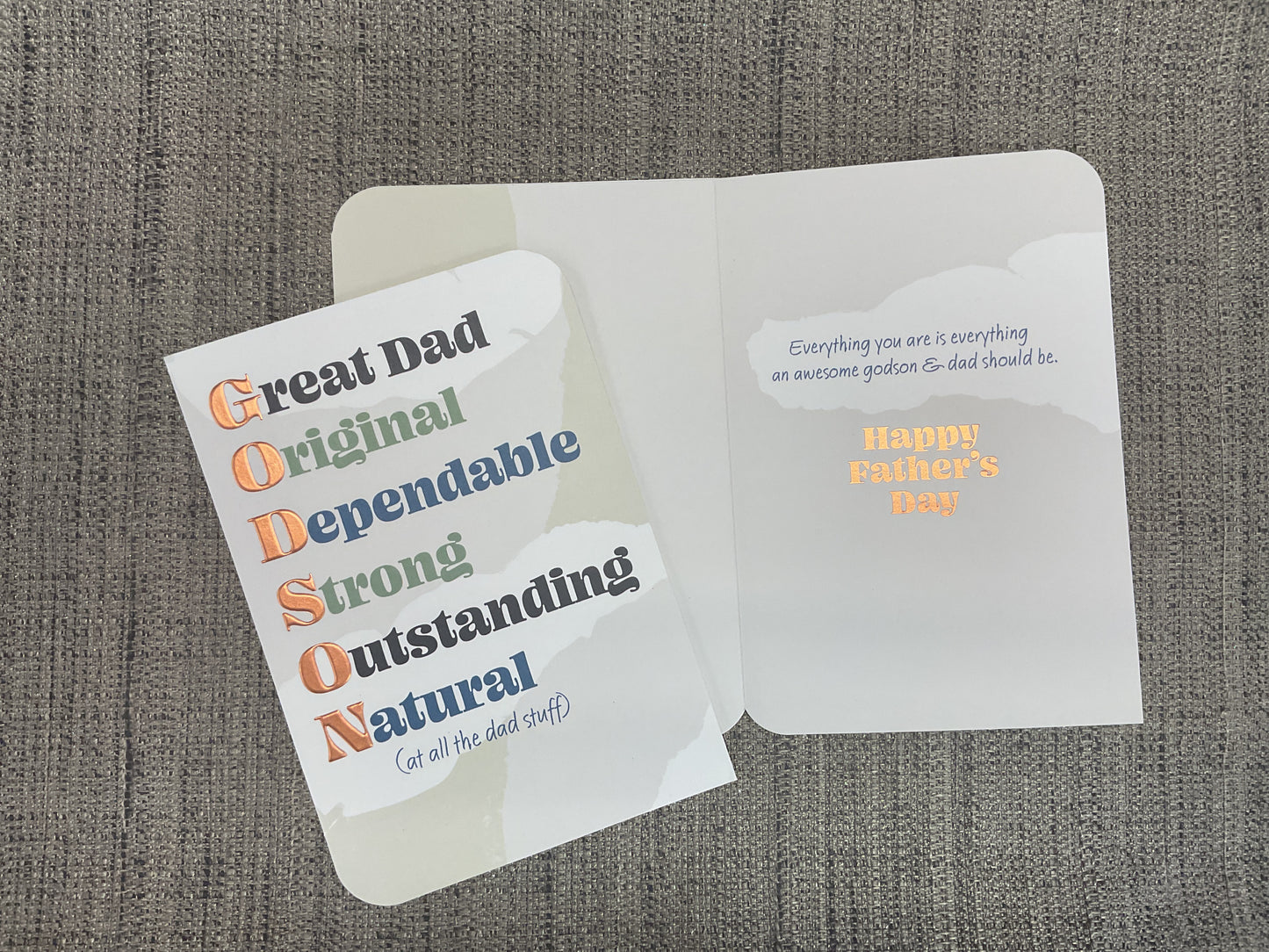 Godson - Father’s Day Card